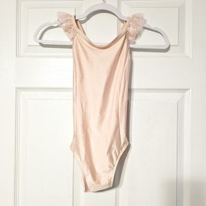 Girls Dancewear Flutter Sleeve Leotard - Flo ™️ -  Pink - Size M